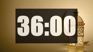 36 Minute Timer | Loud Alarm | Time call