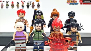 Naruto Shippuden Lego Characters Unofficial Minifigures By KDL811. Asuma, Anko, Sarutobi, Torune