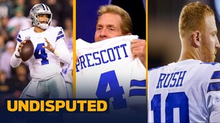 UNDISPUTED - "Back to Dak" - Skip Bayless destroys Cooper Rush after Cowboys' loss vs Eagles