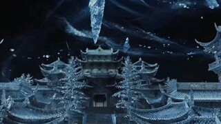 The special effects of Xingzhi using the Water Stopping Technique to freeze the Fusheng Gate and des