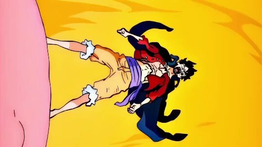 Luffy and Yamato vs Kaido