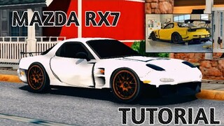 How to make a mazda rx7 bodykit| Car Parking Multiplayer