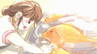 ฉันเคยคิดว่าการวาดตุ๊กตาถือปลาในวันปีใหม่นั้นดูเกินจริง