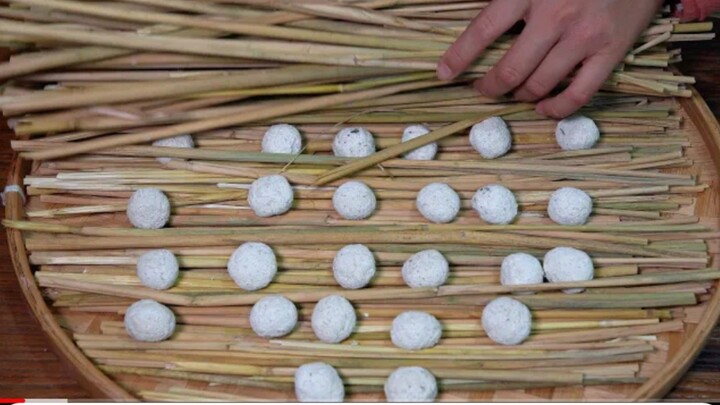 Making Chinese Fermented Sweet  Rice from Wild Flowers