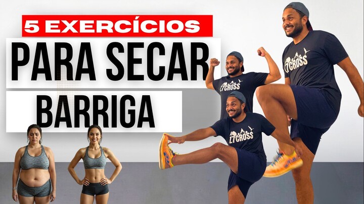 Os 5 exercícios que mais secam a barriga em casa: 10 minutos para iniciantes!