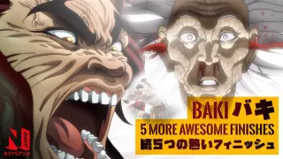 Five More Awesome Baki Finishes (EXTREME GORE) | Netflix Anime
