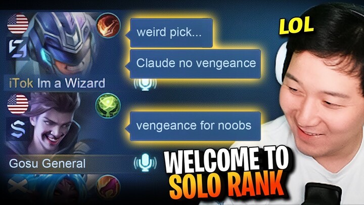 Not having Vengeance on Claude is weird..?  | Mobile Legends