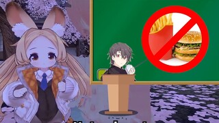 [vrchat] The daily life of Hina, the group pet Korean lady