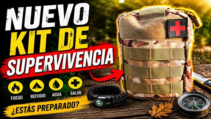 Unboxing y revisión de un kit de supervivencia táctico completo