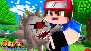 ADOTEI a JUUBI PARA PROTEGER KONOHA ! Naruto MOD Minecraft