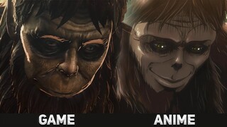 Mike Death | Anime vs Game (Attack On Titan 2022)