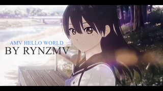 Amv Hello World Typography - [Alight Edit] - Deep Blue