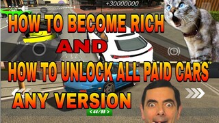 HOW TO UNLOCK ALL PAID CARS || HOW TO BECOME RICH || NO GG AND NOT MOD APK || CAR PARKING MULTIPLAYE