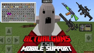 MCPE 1.19+ Actual Guns CSO V3.1.6 Addon [Mobile support]