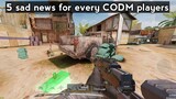 5 very sad news for codm players