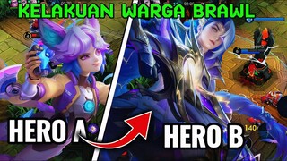 KELAKUAN WARGA BRAWL SEMAKIN GILA! LIAT APA YANG DILAKUKAN HERO B‼️