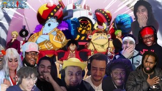 WE MADE IT ! ONE PIECE EPISODE 1000 + NEW OPENING BEST REACTION COMPILATION