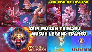 79 TIKET SKIN BARU KISHIN DENSETSU : SKIN LANCELOT, ANGELA, KARRIE, MUSUH LEGEND FRANCO