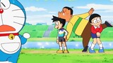 Doraemon: Nobita menggunakan alat peraga untuk berubah menjadi manusia secara instan, dan setelah me