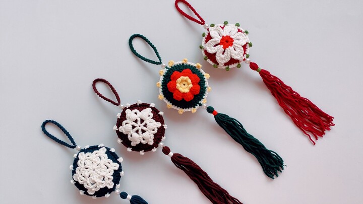 Crochet: Retro Tassel Sachet for the Dragon Boat Festival, filled with fragrant herbs, perfect as an