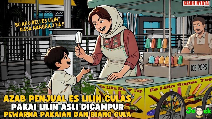 AZAB PENJUAL ES LILIN PAKAI LILIN ASLI DICAMPUR PEWARNA PAKAIAN DAN BIANG GU