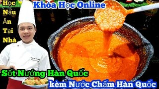 Sốt Nướng Thịt Hàn Quốc đi kèm Nước Chấm Thịt Nướng Hàn Quốc | một sự kết hợp hoàn hảo