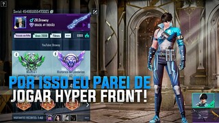 Foi por isso que eu parei de jogar Hyper Front! 😞