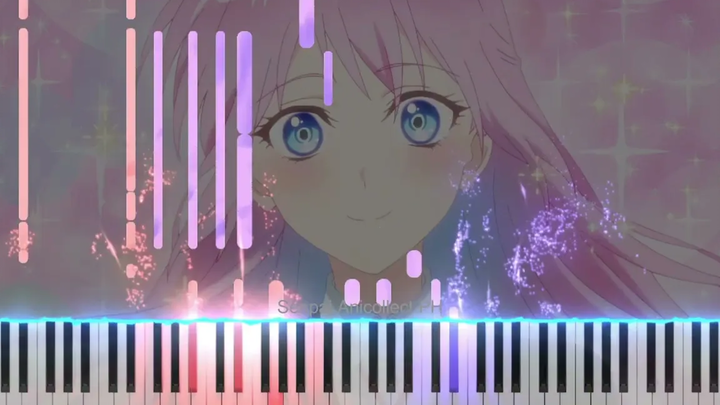 Shikimoris Not Just a Cutie - Honey Jet Coaster ปกเปียโนโซโล