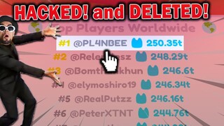 😱HE GOT HACKED!! Nr 1 Leaderboard Player in Pet Simulator X