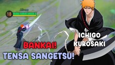 JIWAKU MEMBANKAI! Auto ngespam Getsuga Tenshou coy!