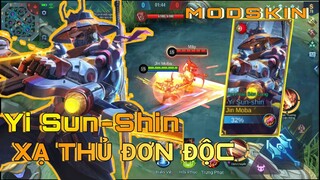 MobileLegends| Mod Collector Skin Yi Sun-Shin Xạ Thủ Đơn Độc Siêu Đẹp Full Hiệu Ứng|JinMoba