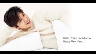 20190101【OFFICIAL/ENG】New Year Voice Message from LEE MIN HO #2