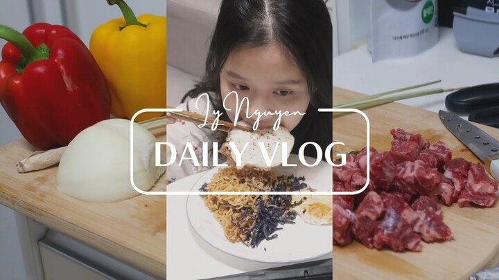 Daily Vlog | Một ngày cuối tuần bình thường của một du học sinh Hàn Quốc | Ly Nguyễn