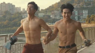 The happy life of two muscular men, they are fearless after receiving the blessing of their parents