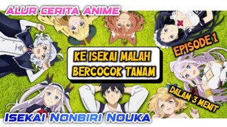 ALUR CERITA ISEKAI NONBIRI NOUKA || ALUR CERITA ANIME || EPISODE 1