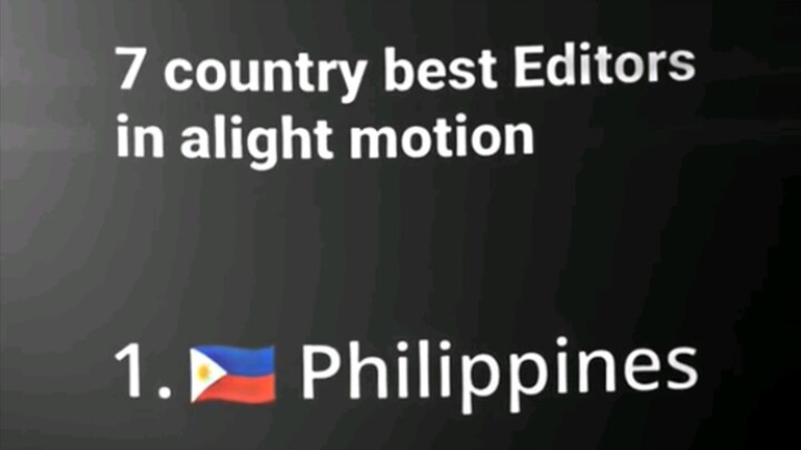 Top 1 🇵🇭PH🥶 The Best Editors in ALIGHT MOTION: