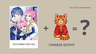 OC-ku jadi pake chinese outfit - Speedpaint Medibangpaint