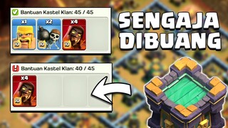 SENGAJA DI BUANG UNTUK MENDAPATKAN 3 BINTANG COC INDONESIA