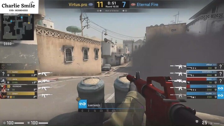 Đỉnh cao M4A1 1vs4 chỉ với 1 băng đạn #CSGO