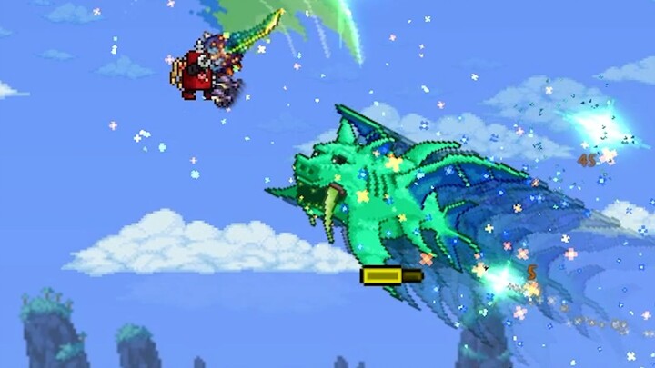 My friend said playing Terraria is like playing in Red Stone.