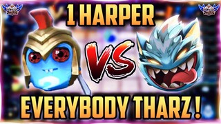 1 HARPER B4NT4I 6 THARZ PAKE COMBO META ! MAGIC CHESS MOBILE LEGENDS