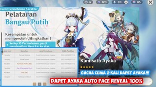 Gacha Kamisato Ayaka Cuma 2Kali Auto Dapat!!! Langsung Face Reveal.