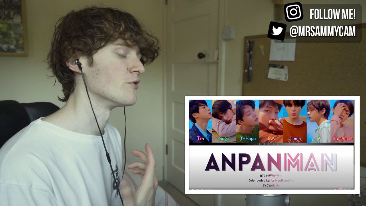 Mrsammycam Reaction To Bts Anpanman Song And Live Performance Bilibili