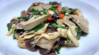 ผัดเห็ดสามสหายตับนุ่ม by ครัวแล้วแต่เอ๋จ้าา