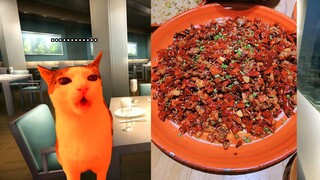 【猫meme】和朋友去吃川菜时的故事