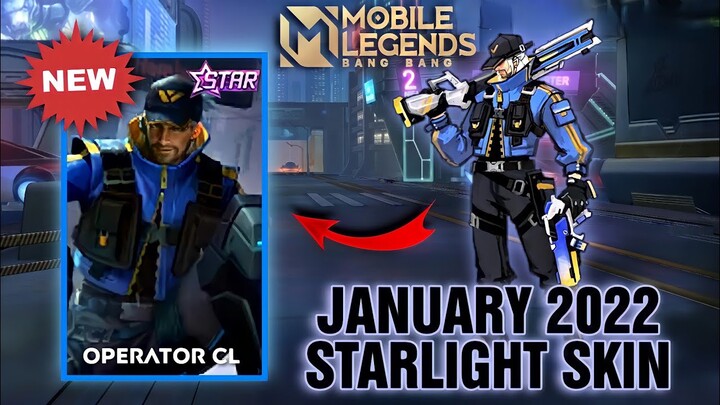 NEW CLINT "OPERATOR CL" JANUARY STARLIGHT SKIN | CLINT STARLIGHT SKIN | NEW CLINT SKIN 2022 |