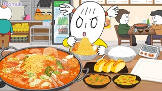 【foomuk】วันฝนตกกินหม้อไฟทหาร (ไข่)
