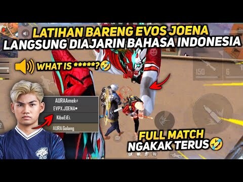 LATIHAN BARENG EVOS JOENA LANGSUNG KITA AJARIN BAHASA INDONESIA YG BAIK DAN BENAR🤣