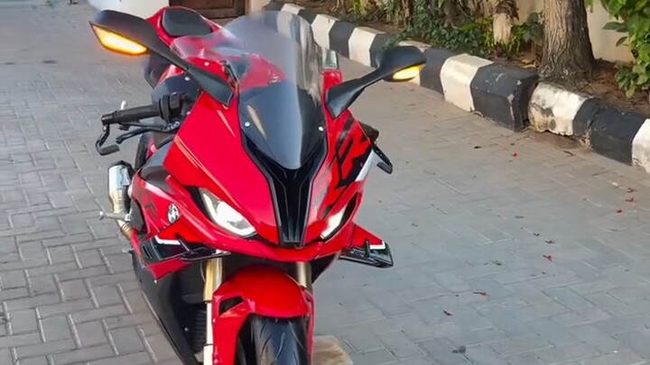 This Red BMW Superbike Is Absolutely Stunning 🔥🏍️ | #shorts  #bikelife #bmw #motorcycle