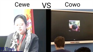 cewe vs cowo ketika prensentasi